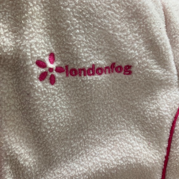 London Fog Reversible Hooded Pink Girls Jacket - Picture 5 of 9